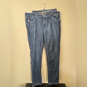 Classic Straight Leg Women's Jeans in Blue